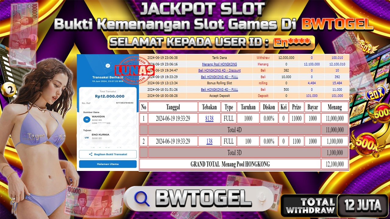 BUKTI JACKPOT TOGEL POOL HONGKONG TERPERCAYA DI INDONESIA